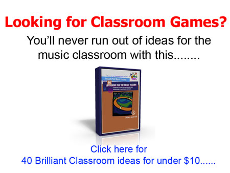 Click to check out the music teachers ebook - 40 lifesavers