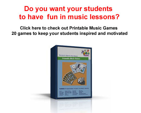 Printable Music Games