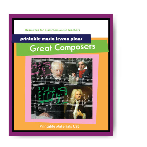Music Lesson Plans about Great composers