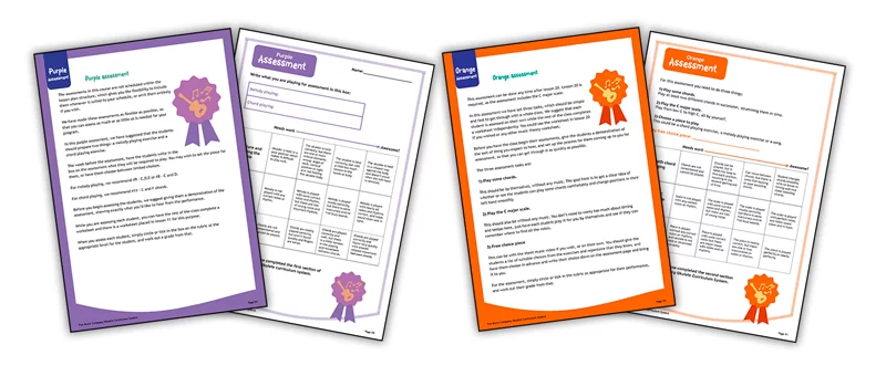 ukulele_assessments Assesssments from the ukulele program