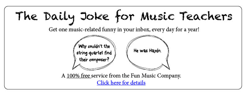 10 Funny Popular Music Jokes for any occasion | The Fun Music Company