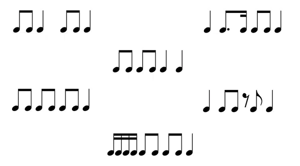 Music teaching ideas sample rhythms for poison rhythm