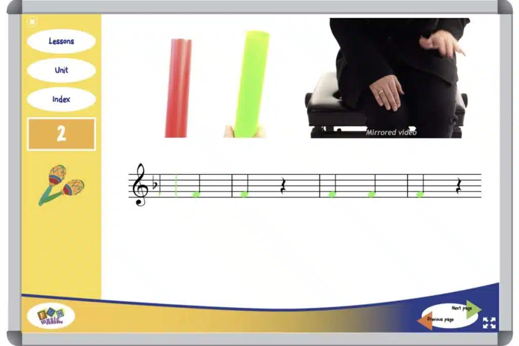 Music curriculum grade two tuned percussion 