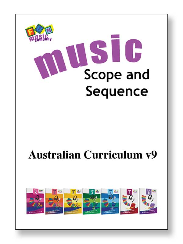 Australian curriculum scope and sequence for music