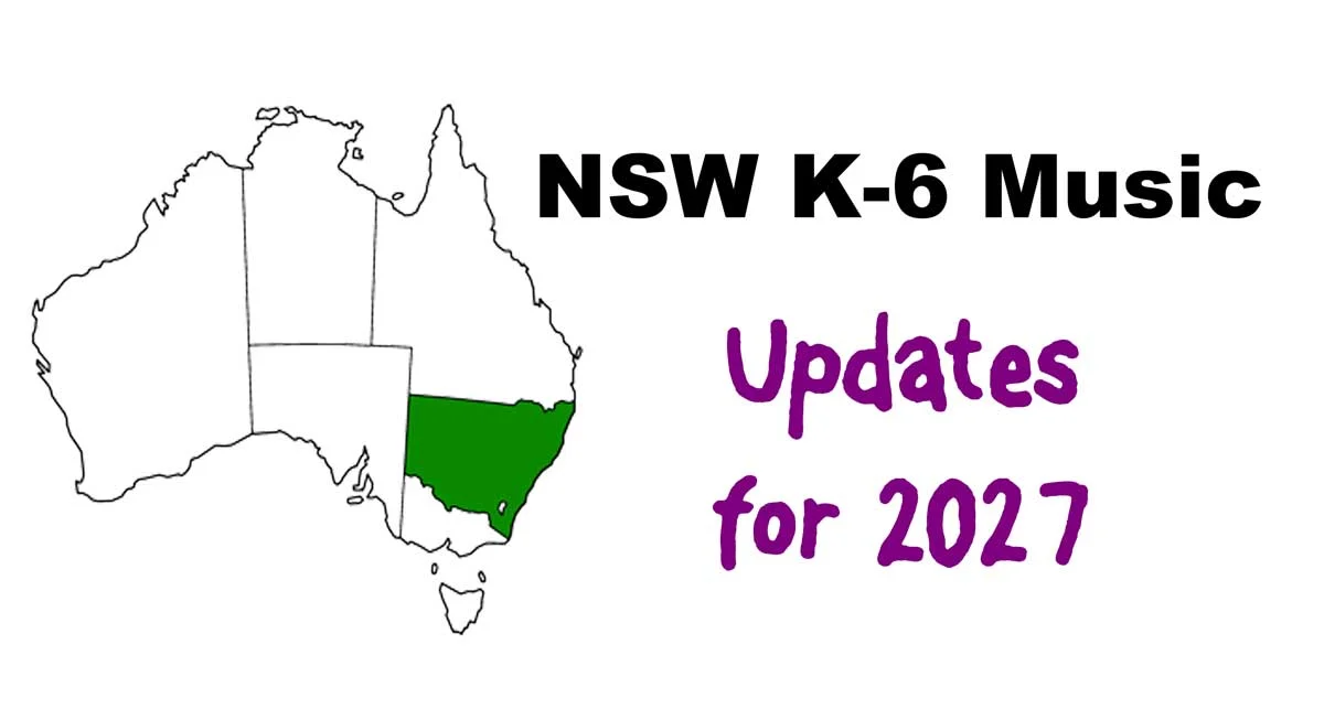 Curriculum Changes for K-6 Music in NSW