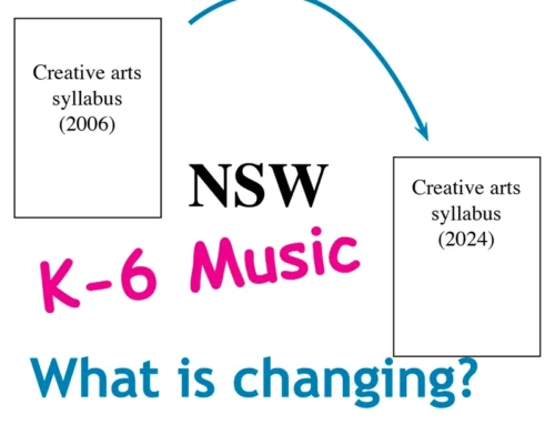 NSW Curriculum Changes for K-6 Music