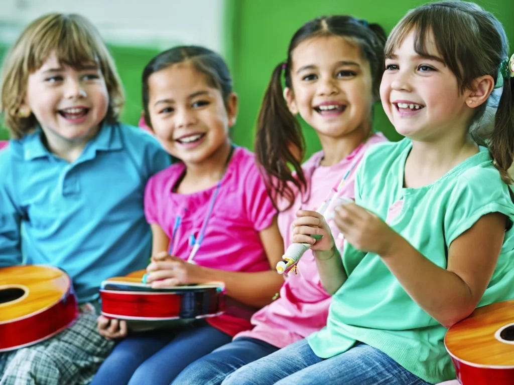 Children engaged in Kindergarten Music Lesson Plans Children engaged in Kindergarten Music Lesson Plans