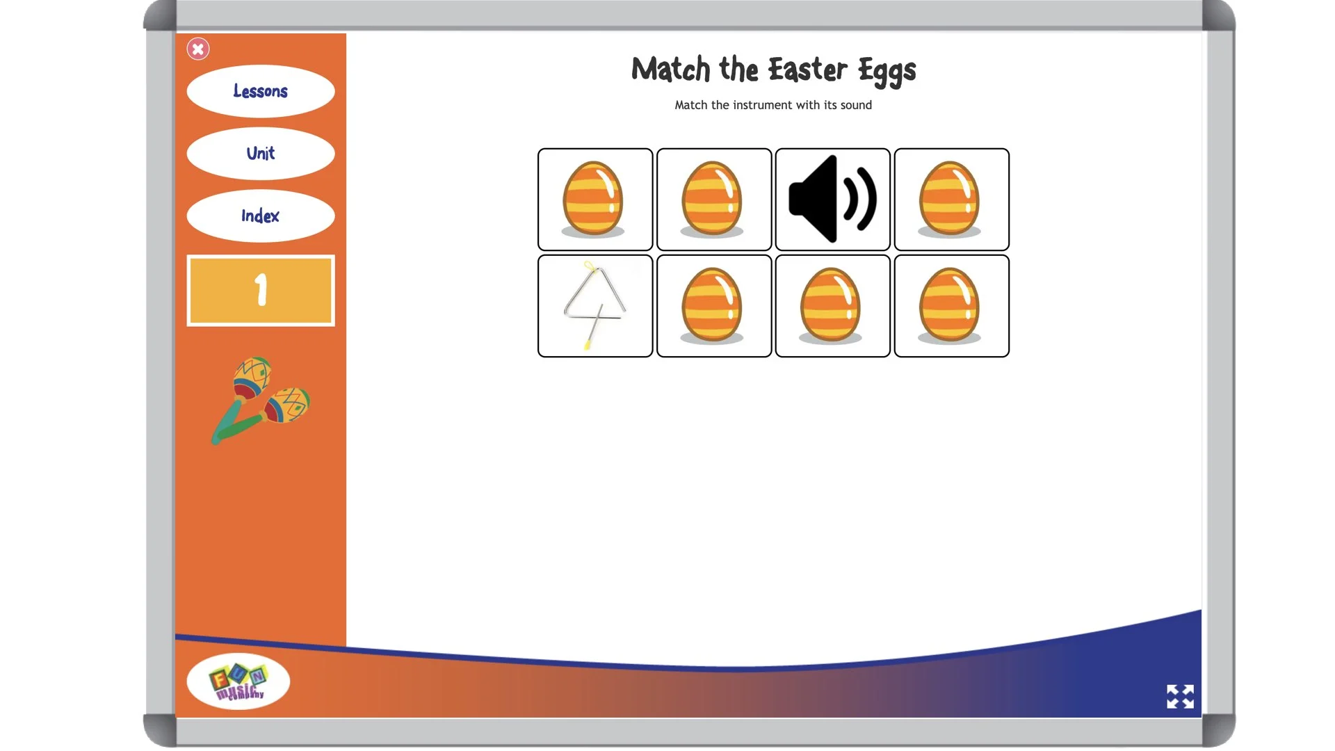 EasterBlogScreenshots.003 Grade 1 Easter Music Lesson Matching Game