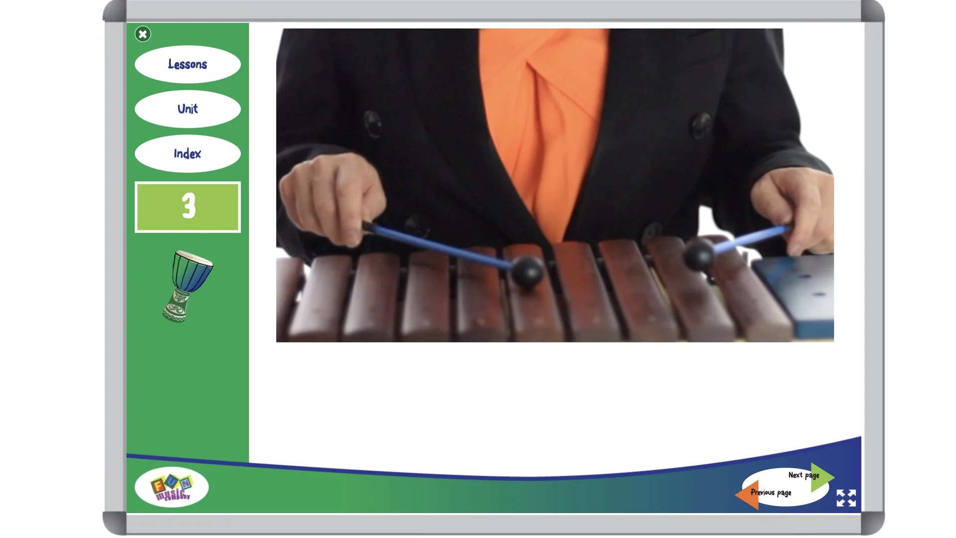 EasterBlogScreenshots.005 Step 5 Tuned Percussion Tutorial thumbnail forEaster Hot Cross Buns SING & PLAY arrangement