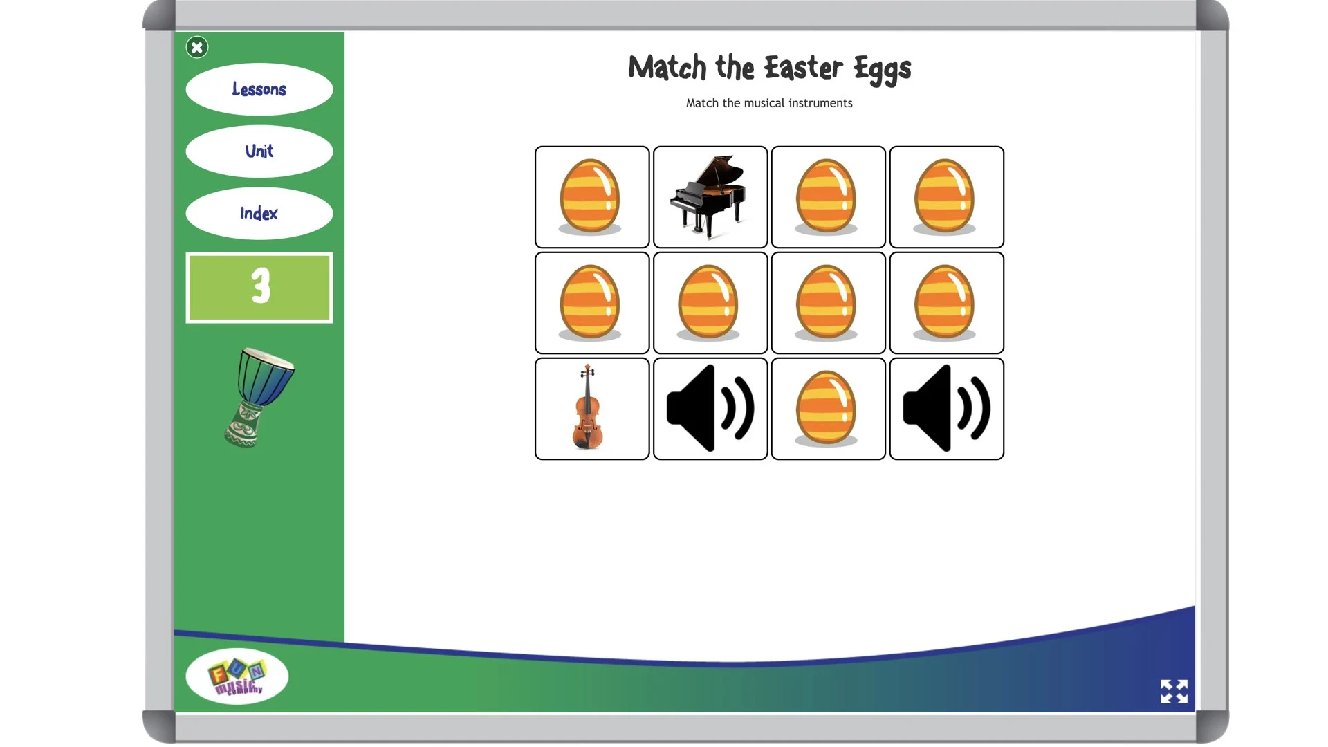 EasterBlogScreenshots.005 Grade Three Music Lesson Matching Game for Easter