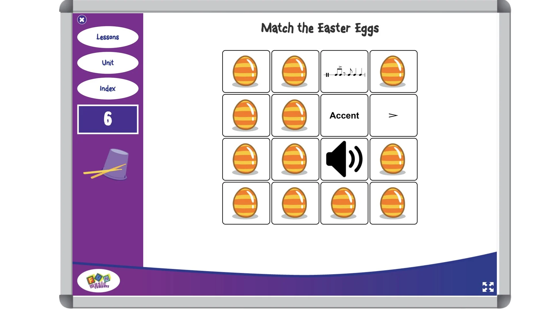 EasterBlogScreenshots.008 Grade 6 Music Theory Matching Game