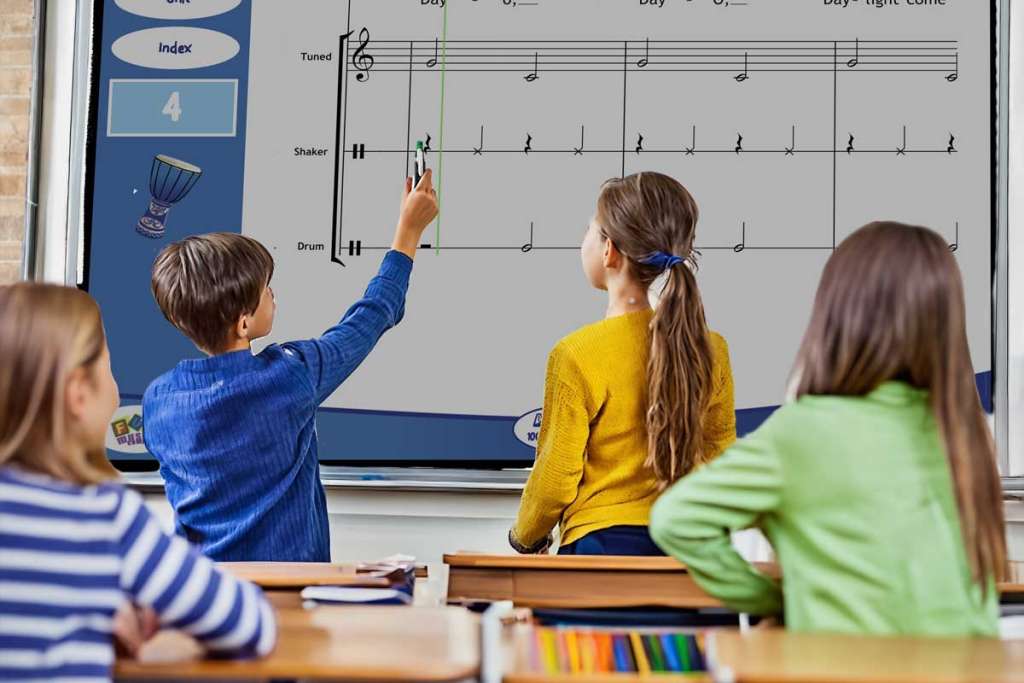 Class Having a Grade 4 Music Lesson How to teach Grade 4 Music Lessons with a Grade Four Music Lesson Program