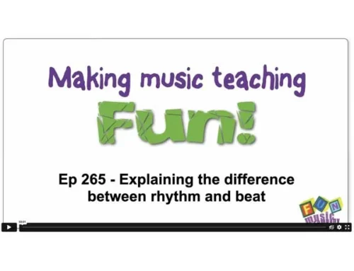How to Explain Rhythm vs Beat to Primary or Elementary Students