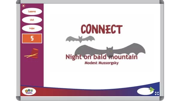 Grade 4 Halloween Music Lesson on Ghostbusters Theme