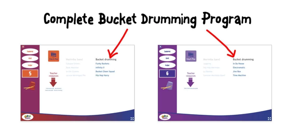 Fun Music Company Bucket Drumming Program