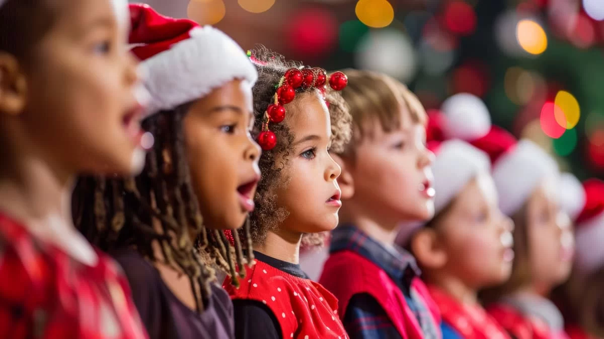 Christmas Music Lessons - Children Singing for a Christmas Concert