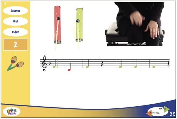 Christmas Music Lesson Learning Tuned Percussion