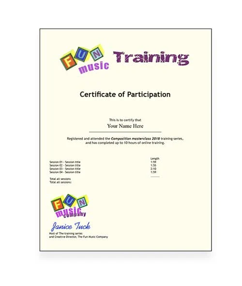 Training Certificate