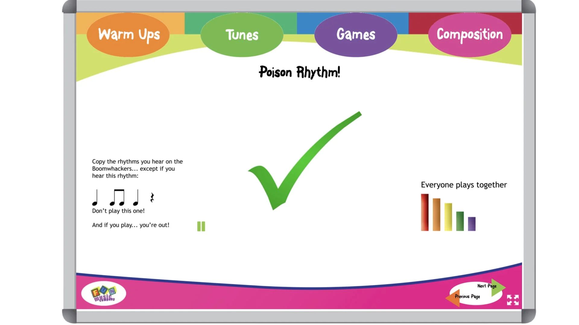 Poison Rhythm Game for Boomwhackers