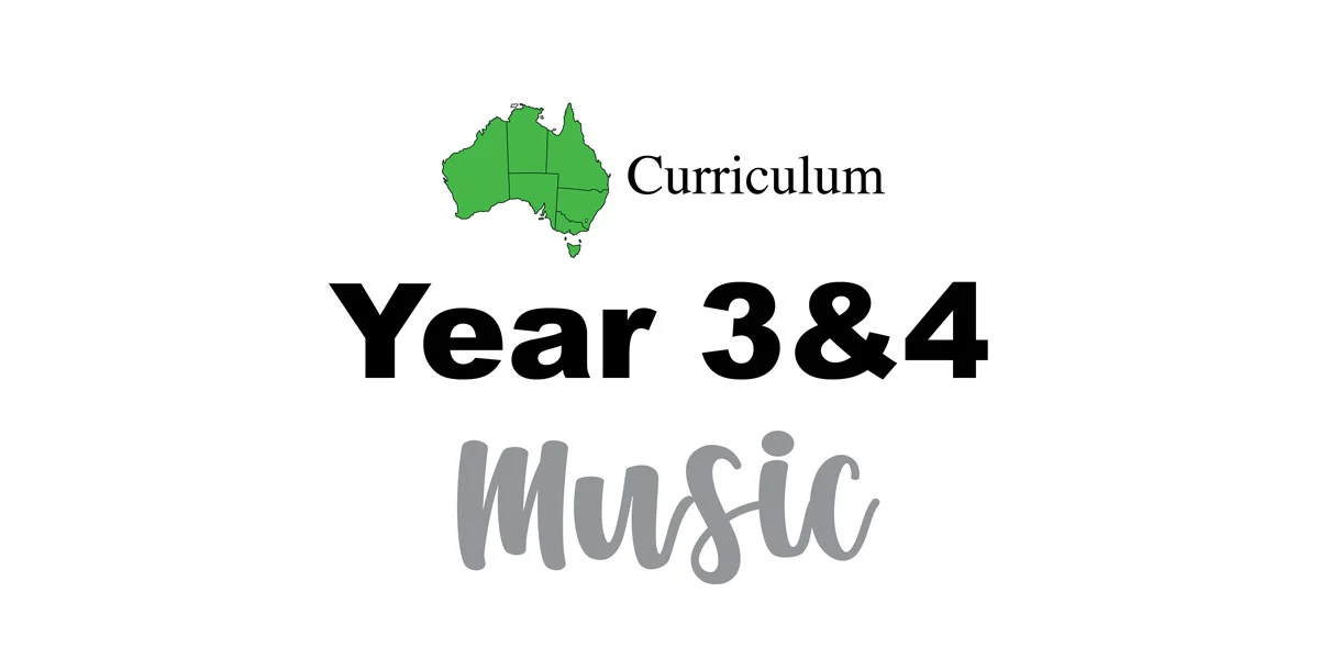 Year 3 and 4 music in the Australian curriculum