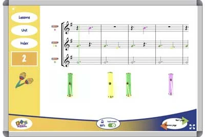 Boomwhacker animations for Grade 2